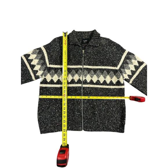 Vintage At Ease Parisian Wool Sweater Jacket - Picture 4 of 5